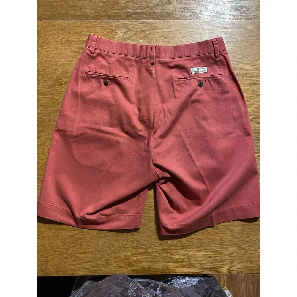 Vintage Polo By Ralph Lauren Shorts‎ chino prospect shorts Red Men's 32 Golf EUC